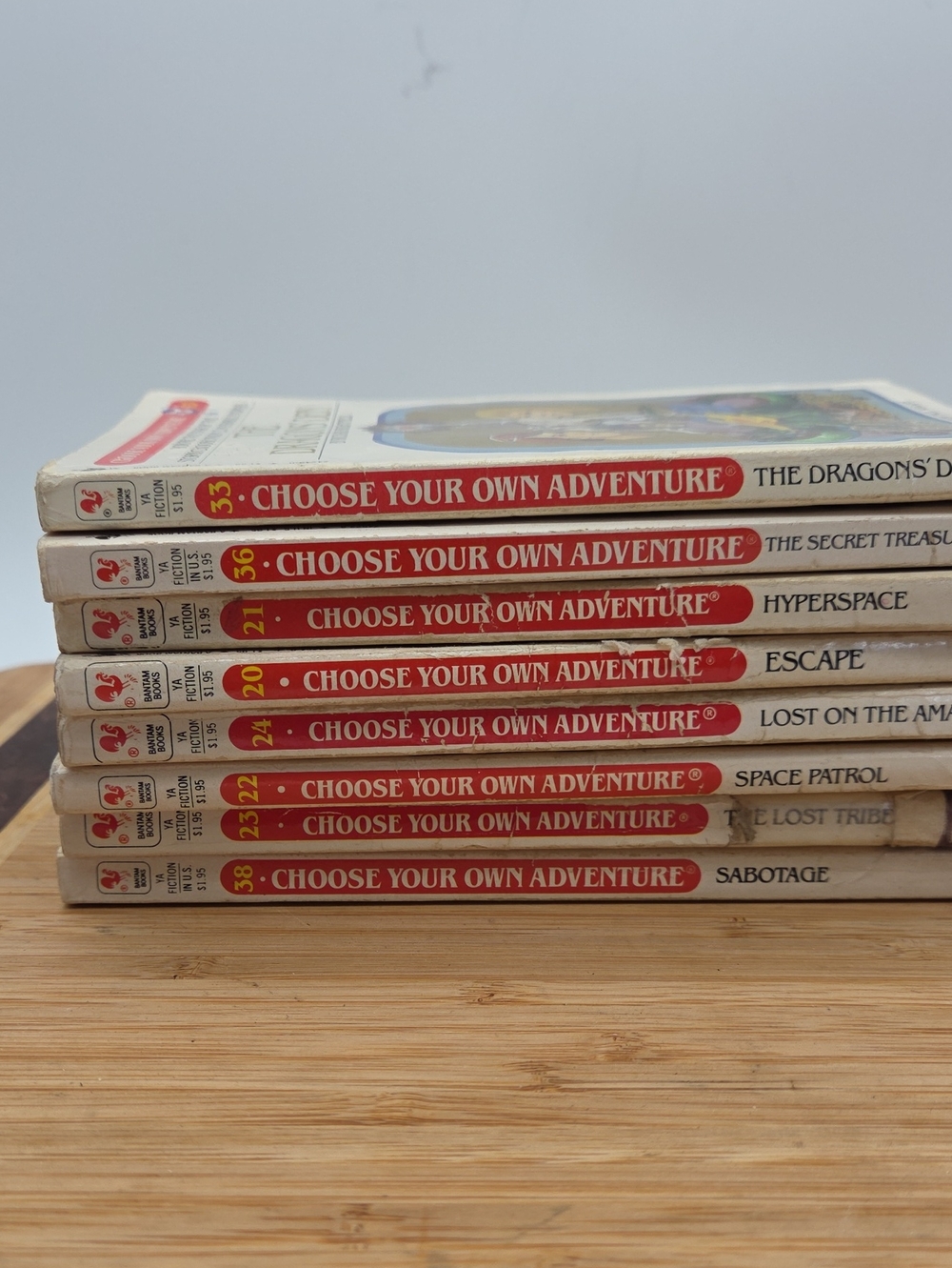 Bundle Lot of 8 Vintage 80s Choose Your Own Adventure Books Bantam